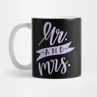 wedding couple lettering Mug